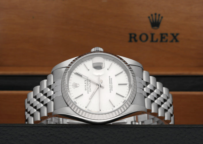 Montre Rolex Datejust 16234 (1989) - Montre 36 mm en acier 58 Facettes ROL/DJ1/1283