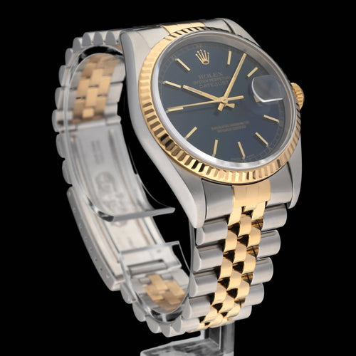 Montre Rolex Datejust 16233 - Montre automatique en or et acier, 36 mm (2000) 58 Facettes ROL/DJ1/1284
