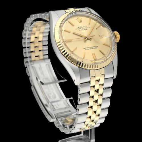Montre Rolex Datejust 1601 (1973) - Montre automatique 36 mm en or et acier 58 Facettes ROL/DJ1/1286