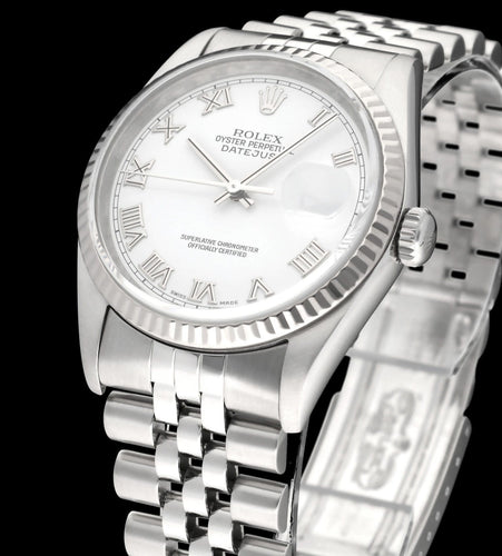 Montre Rolex Datejust 16234 - Montre automatique 36 mm en acier (2000) 58 Facettes ROL/DJ1/1296