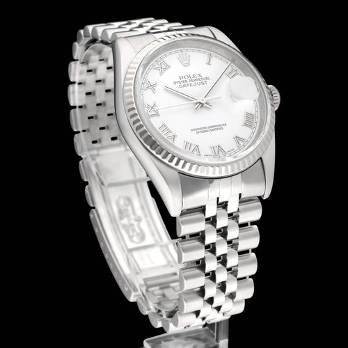 Montre Rolex Datejust 16234 - Montre automatique 36 mm en acier (2000) 58 Facettes ROL/DJ1/1296