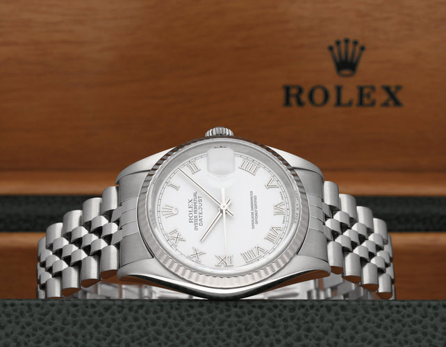 Montre Rolex Datejust 16234 - Montre automatique 36 mm en acier (2000) 58 Facettes ROL/DJ1/1296