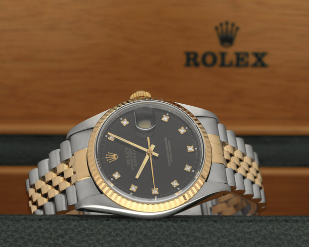Montre Rolex Datejust - Montre 16233G (1990) en acier et or 58 Facettes ROL/DJ1/1300