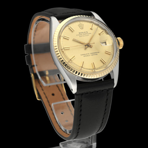 Montre Rolex Datejust 1601 - Montre automatique 36 mm or/acier (1973) 58 Facettes ROL/DJ1/1302