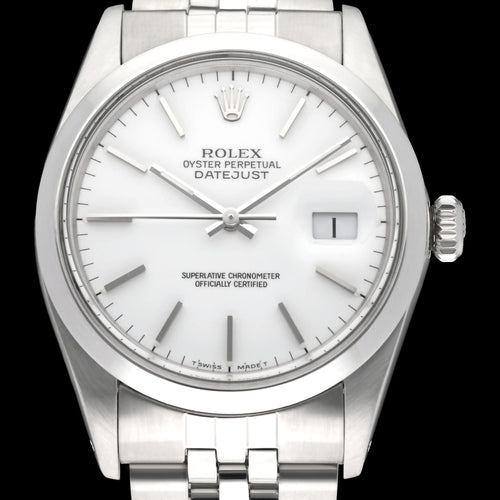 Montre Rolex Datejust - Montre 16000 36 mm acier, boîte et papiers (1987) 58 Facettes ROL/DJ1/1322