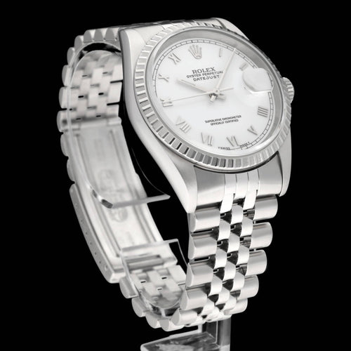 Montre Rolex Datejust 16220 - Montre automatique en acier 36 mm (2005) 58 Facettes ROL/DJ1/1323