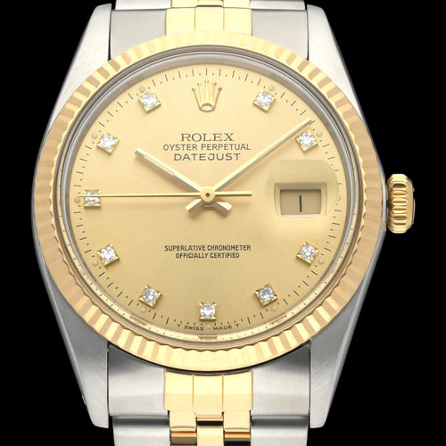 Montre Rolex Datejust - Montre automatique réf. 16013G 36 mm (1987) avec boîte et papiers 58 Facettes ROL/DJ1/1327
