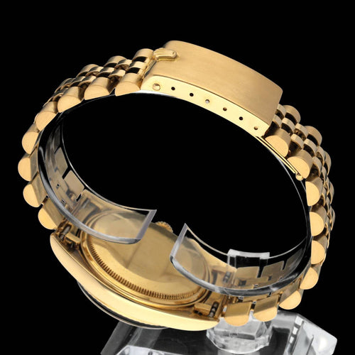 Montre Rolex Datejust 1601 - Montre 36 mm en or jaune, cadran lin 58 Facettes ROL/DJ1/898
