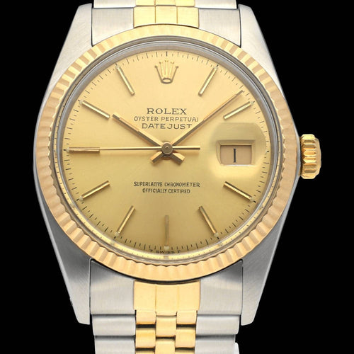 Montre Rolex Datejust 16013 - Montre 36 mm (1987) avec boîte et papiers 58 Facettes ROL/DJ1/1067