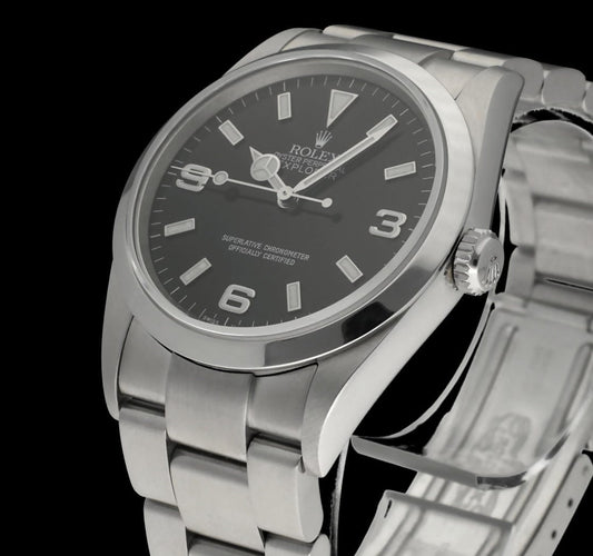 Montre Rolex Explorer - Montre automatique en acier 36 mm réf. 114270 (2001) 58 Facettes ROL/EXP/037