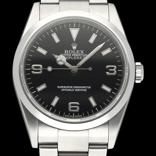 Montre Rolex Explorer - Montre automatique réf. 114270 en acier, 36 mm (2001) 58 Facettes ROL/EXP/044