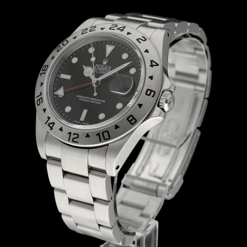 Montre Rolex Explorer II 16570 - Montre automatique 40 mm en acier (2001) 58 Facettes ROL/EXP/046