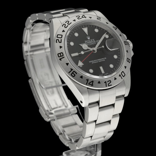 Montre Rolex Explorer II 16570 - Montre automatique 40 mm en acier (2001) 58 Facettes ROL/EXP/046
