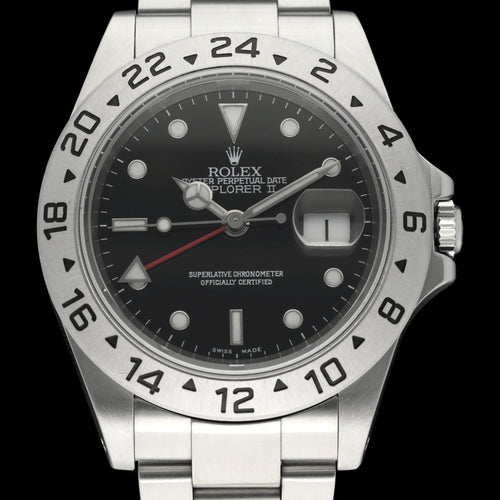 Montre Rolex Explorer II 16570 - Montre automatique 40 mm en acier (2001) 58 Facettes ROL/EXP/046