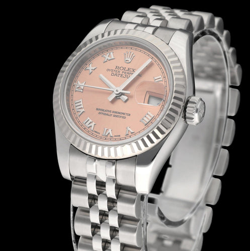 Montre Rolex Lady-Datejust 179174 - Montre automatique dame 26 mm acier, boîte et papiers 58 Facettes ROL/LDJ/535