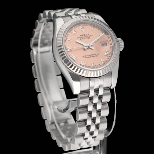 Montre Rolex Lady-Datejust 179174 - Montre automatique dame 26 mm acier, boîte et papiers 58 Facettes ROL/LDJ/535