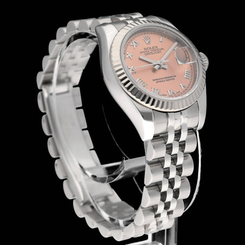 Montre Rolex Lady-Datejust 179174 - Montre automatique dame 26 mm acier, boîte et papiers 58 Facettes ROL/LDJ/535