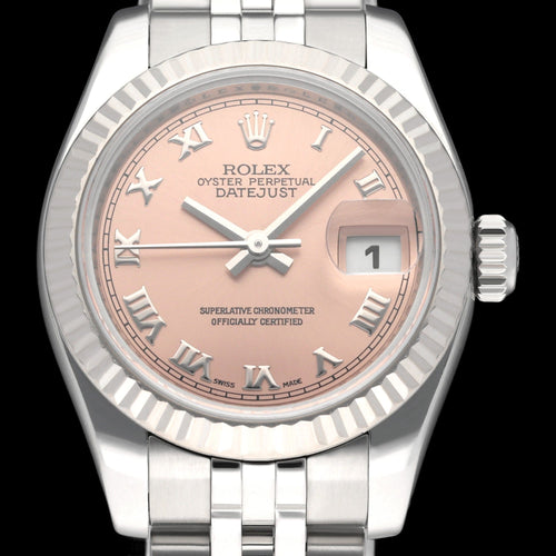 Montre Rolex Lady-Datejust 179174 - Montre automatique dame 26 mm acier, boîte et papiers 58 Facettes ROL/LDJ/535