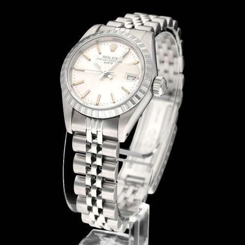 Montre Rolex Oyster Perpetual Lady Date - Montre dame automatique en acier 26 mm 58 Facettes ROL/LDJ/565