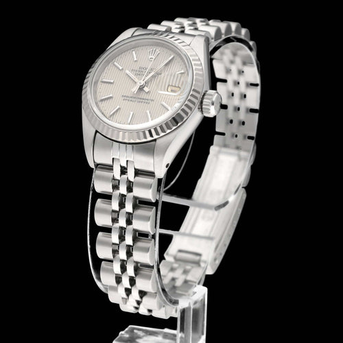 Montre Rolex Lady-Datejust - Montre dame réf. 69174 cadran Tapestry (1990) 58 Facettes ROL/LDJ/567