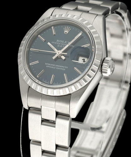 Montre Rolex Oyster Perpetual Lady-Date - Montre femme réf. 69240 acier 26 mm 58 Facettes ROL/LDJ/571