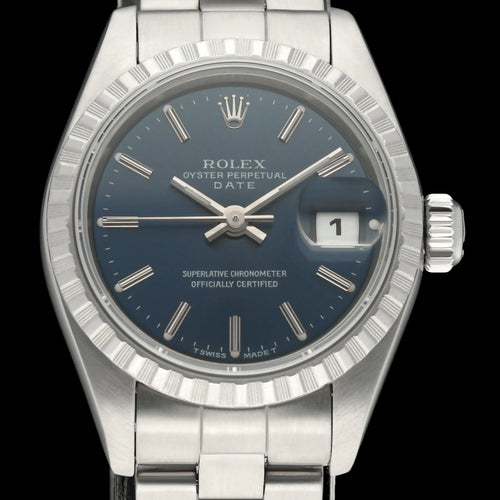 Montre Rolex Oyster Perpetual Lady-Date - Montre femme réf. 69240 acier 26 mm 58 Facettes ROL/LDJ/571