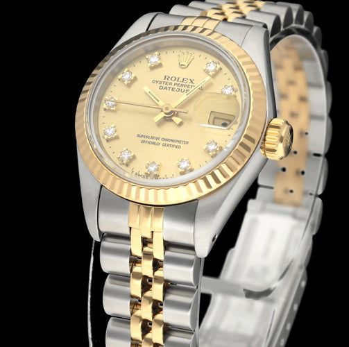 Montre Rolex Lady-Datejust - Montre femme 69173G, 26 mm (1990) 58 Facettes ROL/LDJ/584