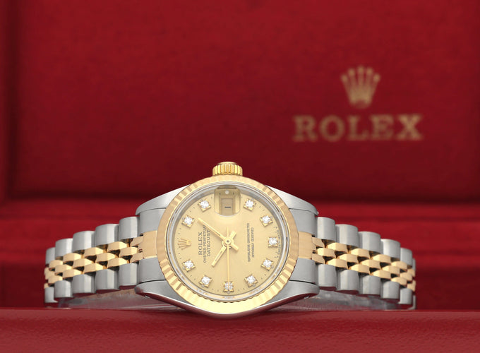 Montre Rolex Lady-Datejust 69173G - Montre femme automatique bicolore 26 mm 58 Facettes ROL/LDJ/593