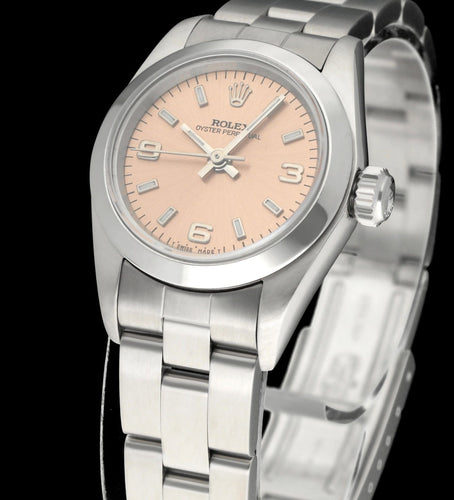 Montre Rolex Oyster Perpetual Lady 67180 - Montre 26 mm acier (1998), boîte et papiers 58 Facettes ROL/OOP/189