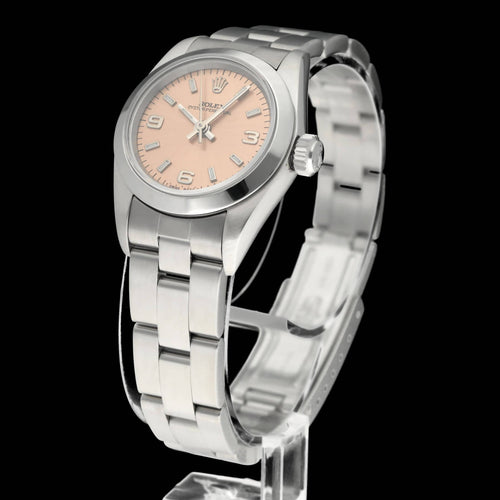 Montre Rolex Oyster Perpetual Lady 67180 - Montre 26 mm acier (1998), boîte et papiers 58 Facettes ROL/OOP/189