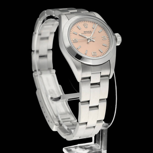 Montre Rolex Oyster Perpetual Lady 67180 - Montre 26 mm acier (1998), boîte et papiers 58 Facettes ROL/OOP/189