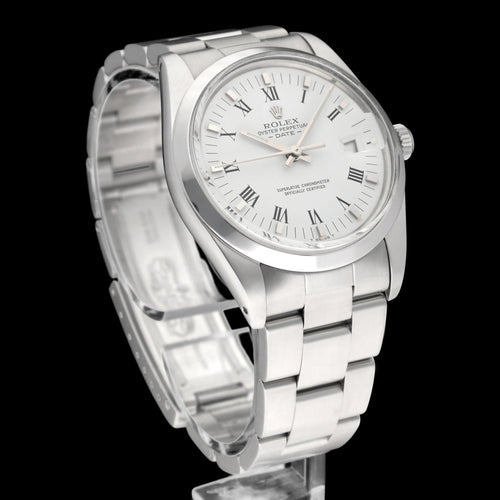 Montre Rolex Oyster Perpetual Date 15000 - Montre automatique acier 34 mm (1985) 58 Facettes ROL/OPD/275