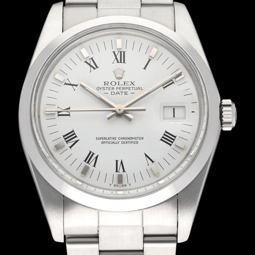 Montre Rolex Oyster Perpetual Date 15000 - Montre automatique acier 34 mm (1985) 58 Facettes ROL/OPD/275