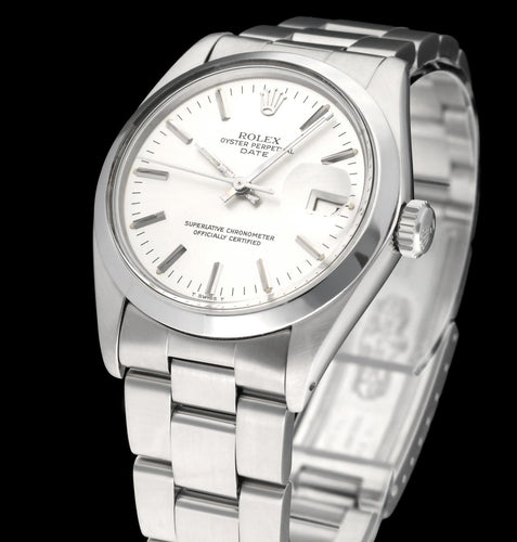 Montre Rolex Oyster Perpetual Date 1500 - Montre automatique en acier 34 mm (1979) 58 Facettes ROL/OPD/287