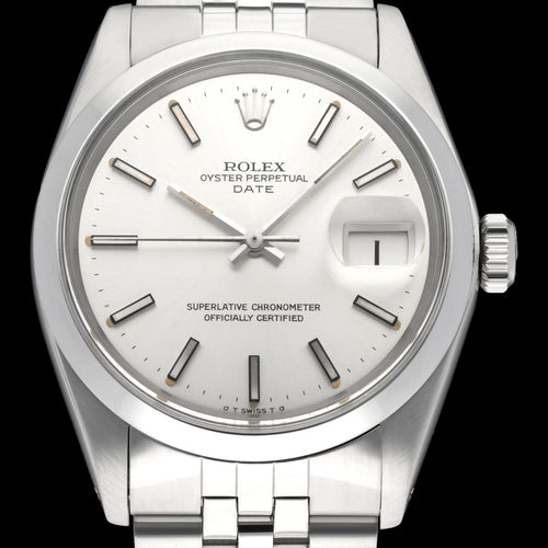 Montre Rolex Oyster Perpetual Date 1500 - Montre automatique en acier 34 mm 58 Facettes ROL/OPD/289