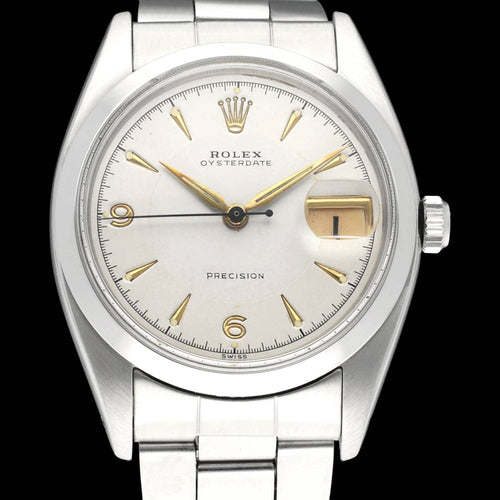 Montre Rolex Oyster Precision réf. 6694 (1957) - Montre en acier 34 mm 58 Facettes ROL/OPR/144