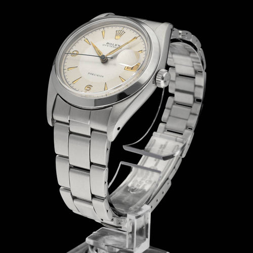Montre Rolex Oyster Precision réf. 6694 (1957) - Montre en acier 34 mm 58 Facettes ROL/OPR/144