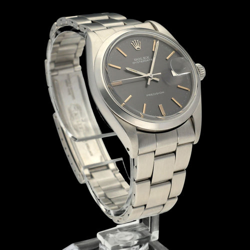 Montre Rolex Oyster Precision 6694 - Montre en acier, cadran lin gris-violet (1972) 58 Facettes ROL/OPR/156