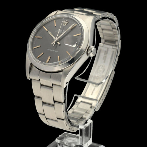 Montre Rolex Oyster Precision 6694 - Montre en acier, cadran lin gris-violet (1972) 58 Facettes ROL/OPR/156