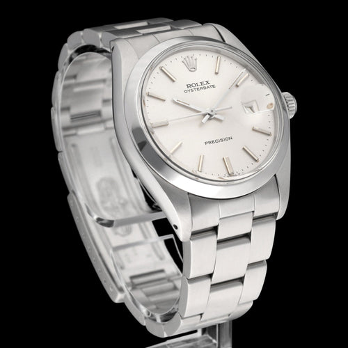 Montre Rolex Oyster Precision - Montre acier réf. 6694 (1982) 34 mm 58 Facettes ROL/OPR/173