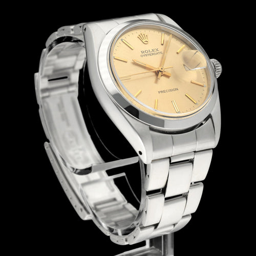 Montre Rolex Oyster Precision - Montre 6694 34 mm en acier (1969) 58 Facettes ROL/OPR/187