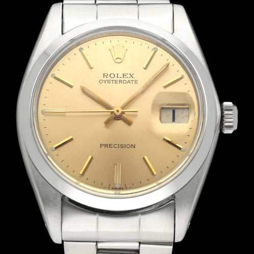 Montre Rolex Oyster Precision - Montre 6694 34 mm en acier (1969) 58 Facettes ROL/OPR/187