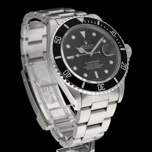 Montre Rolex Submariner Date 16800 - Montre automatique acier (1982) 58 Facettes ROL/SUB/044