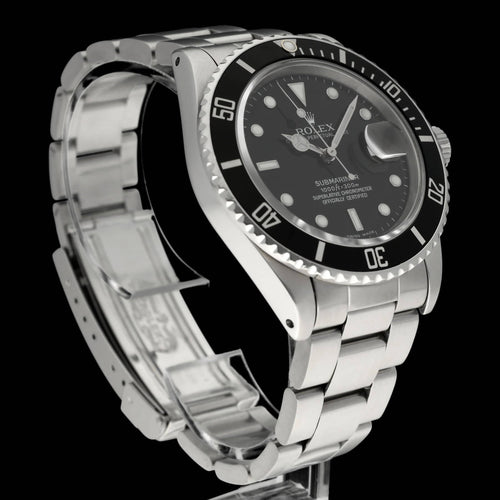Montre Rolex Submariner Date 16800 - Montre automatique acier (1982) 58 Facettes ROL/SUB/044