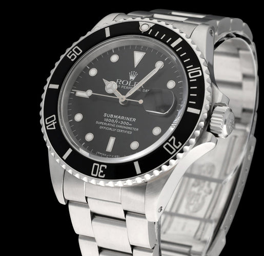 Montre Rolex Submariner Date - Montre 168000 (1988) 40 mm acier 58 Facettes ROL/SUB/048