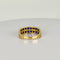 Bague Bague vintage en or jaune 14k et saphirs bleus 58 Facettes 2602001