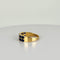 Bague Bague vintage en or jaune 14k et saphirs bleus 58 Facettes 2602001