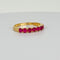 Bague Bague vintage en or jaune 14 carats et rubis 58 Facettes 2601099