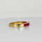 Bague Bague vintage en or jaune 14 carats et rubis 58 Facettes 2601099