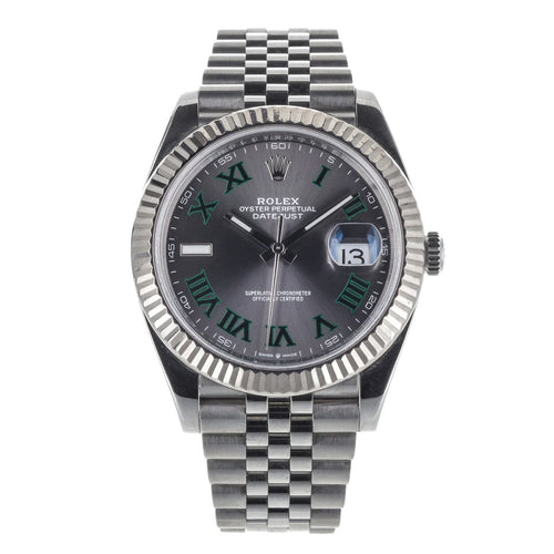 Montre Rolex Datejust 41 Wimbledon - Montre automatique réf. 126334 58 Facettes 2.19266